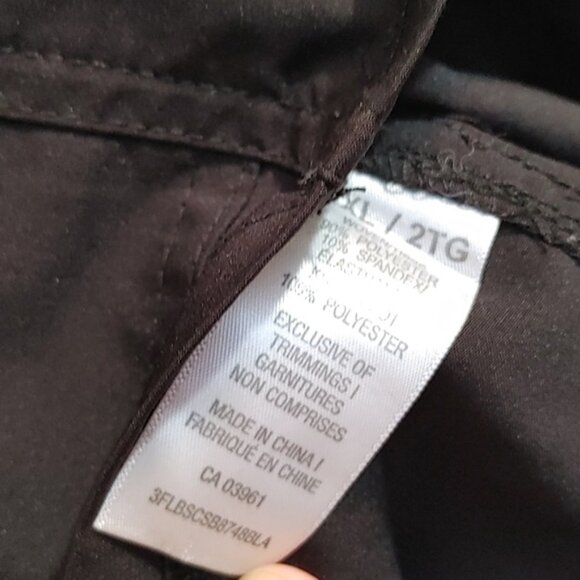 Scrubletics Plus size 2x black nurse nursing scrubs top shirt work unifo… - Picture 7 of 7